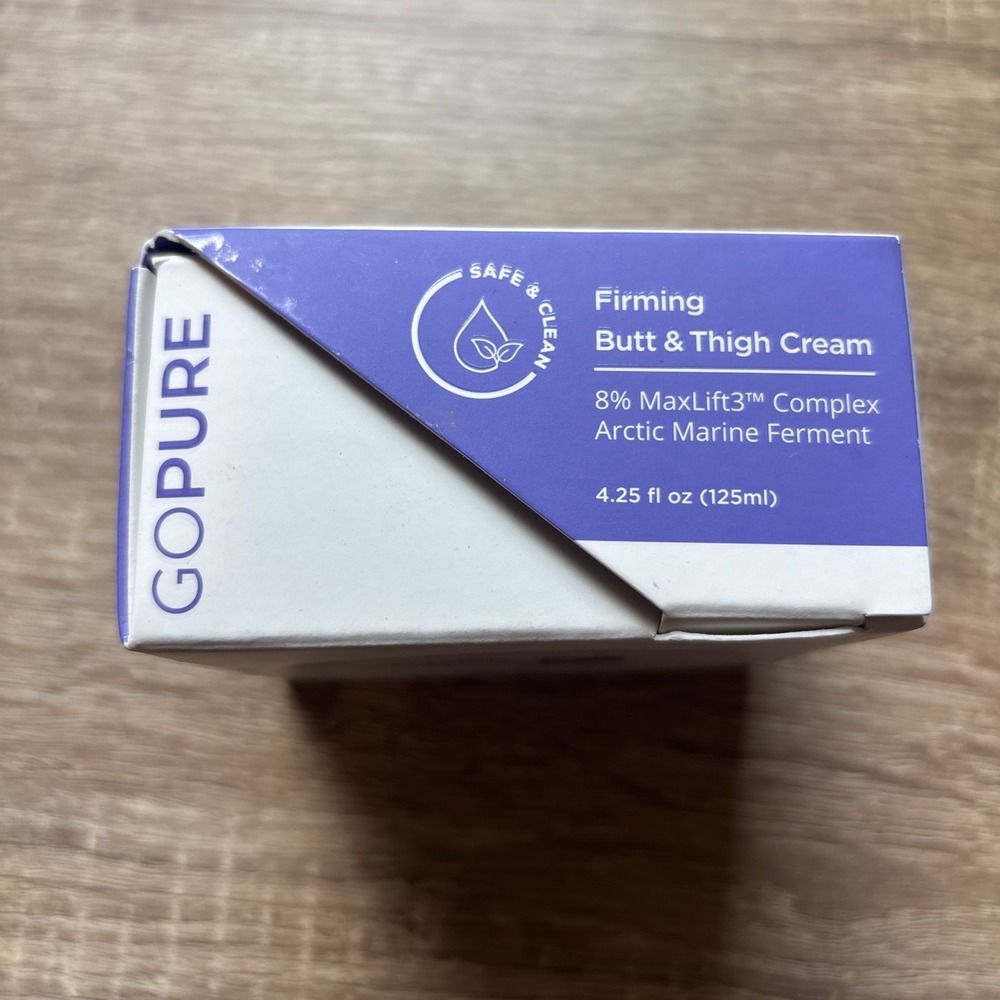 GoPure Firming Butt & Thigh Cream max lift 3 complex  4.25 fl oz new